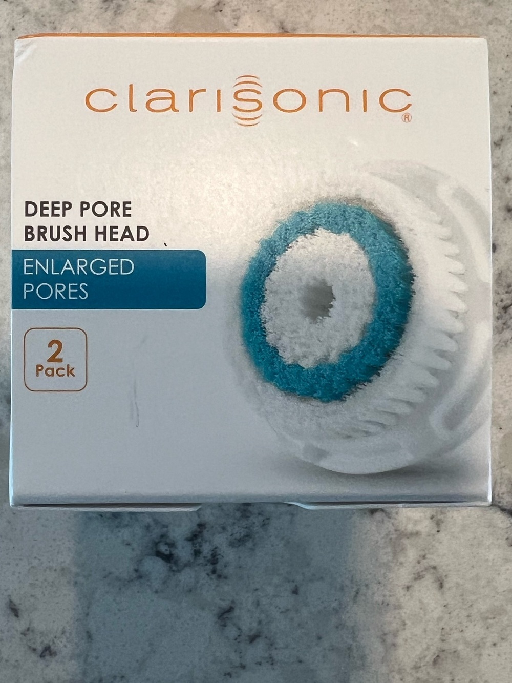 Clarisonic Replacement Brush Heads with White Packaging